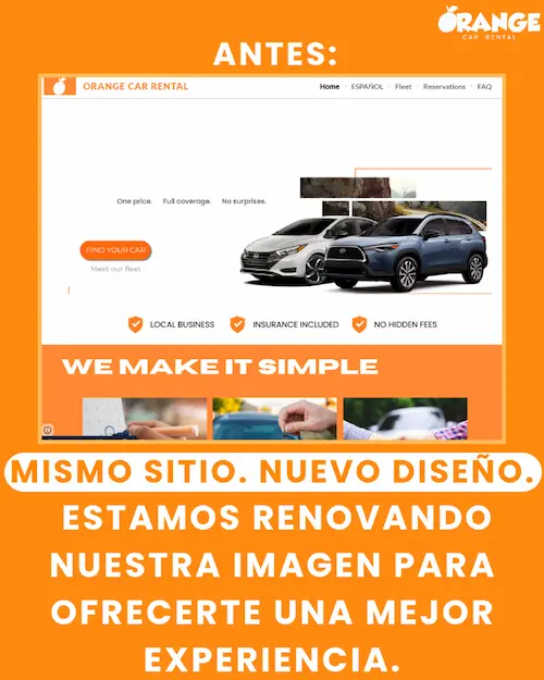 Promociones de Orange Car Rental