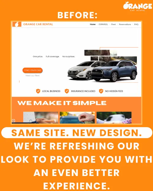 Orange Car Rental Promotions